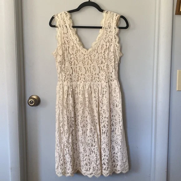 Anthropologie | Dresses | Anthropologie Cream Lace Dress With Removable Gold Slip Liner Sz L | Poshmark Anthropologie | Dresses | Anthropologie Cream Lace Dress With Removable Gold Slip Liner Sz L | Poshmark